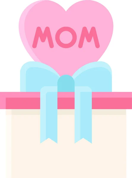 Celebrar Icono Las Vacaciones Maternas Categoría Mothersfathersday — Vector de stock