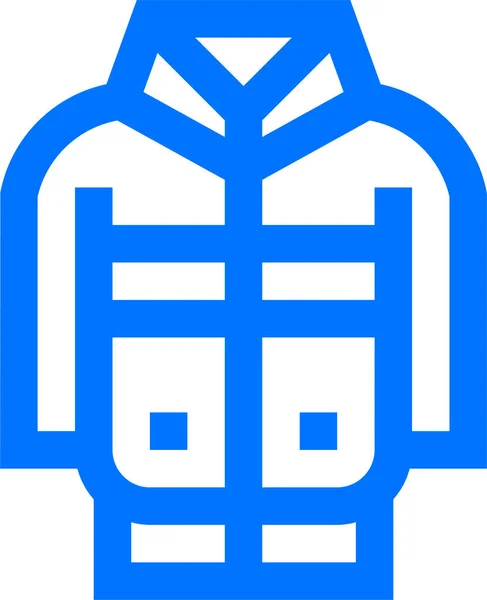 Значок Одягу Піджак Білизни Контурному Стилі — стоковий вектор