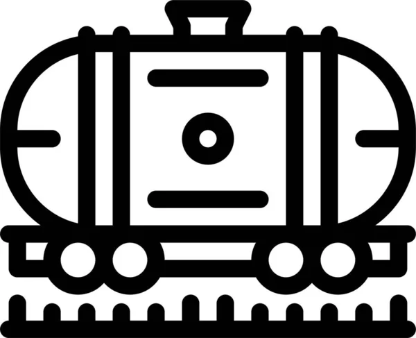 Cargo Carriage Delivery Icon — Stock Vector