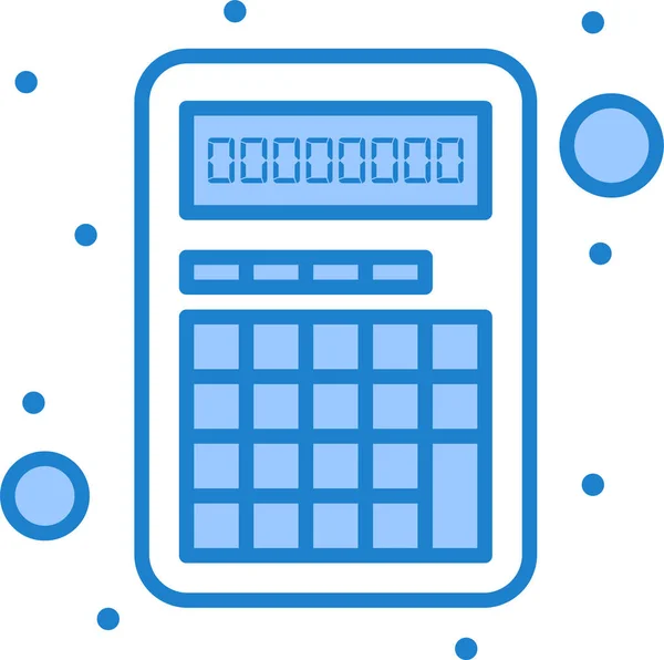 App Calcolatrice Icona Interazione Nella Categoria Gestione Aziendale — Vettoriale Stock