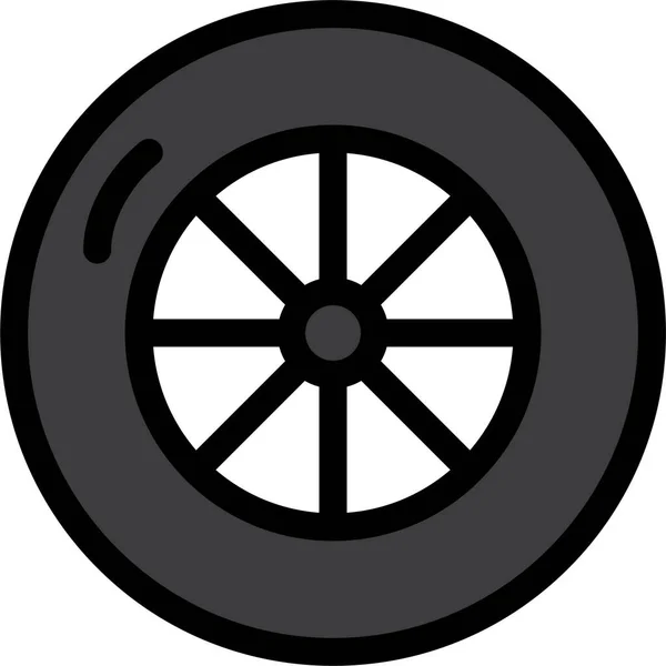 Tire Vehicles Icon Icon — Vetor de Stock