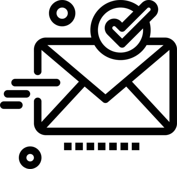 Email Καλό Εικονίδιο Στην Κατηγορία Της Υποδομής — Διανυσματικό Αρχείο