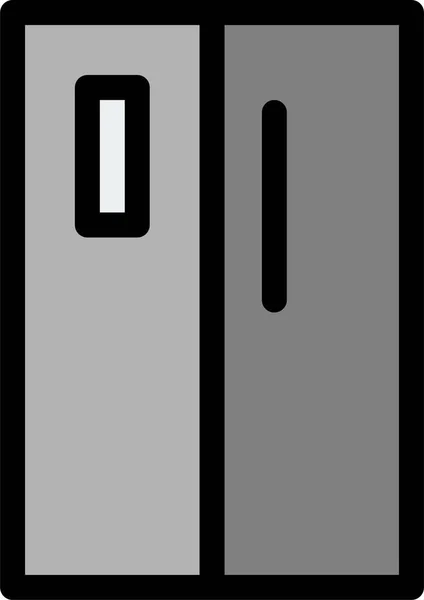 Приборы Значку Холодильника — стоковый вектор
