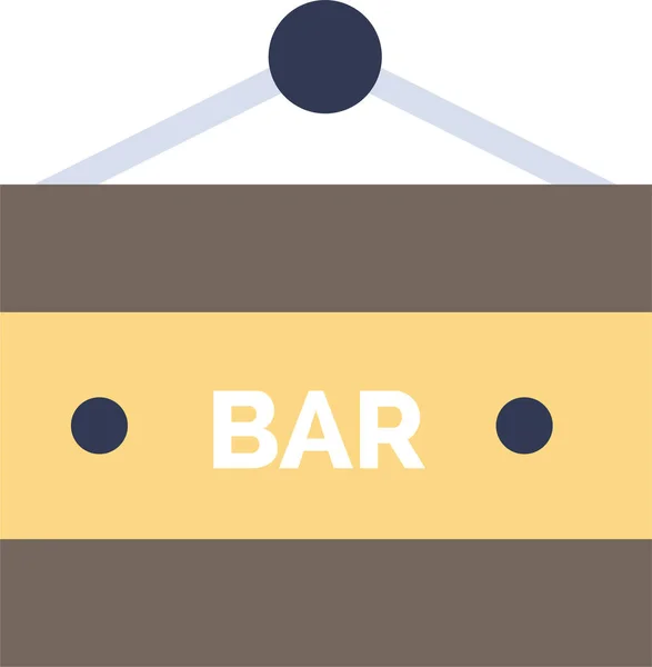 Bar Bebida Icono — Archivo Imágenes Vectoriales