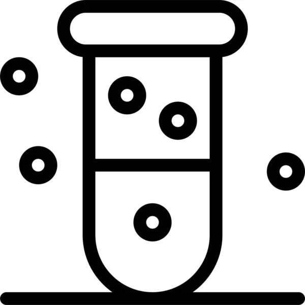 Biochemistry Biology Blood Icon — Vettoriale Stock