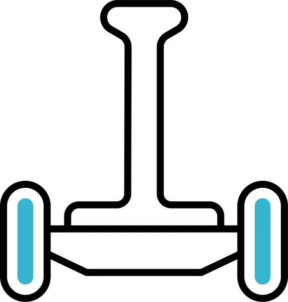 Segway Scooter Transport Icon — 스톡 벡터