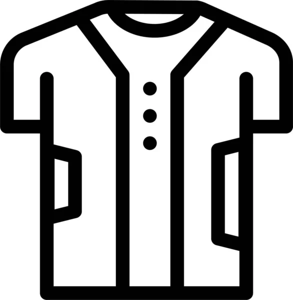 Stof Kleding Digitaal Icoon Omtrek Stijl — Stockvector