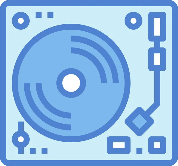 Εικονίδιο Τεχνολογίας Αναπαραγωγής Μουσικής Στην Κατηγορία Ηλεκτρονικών Συσκευών Συσκευών — Διανυσματικό Αρχείο