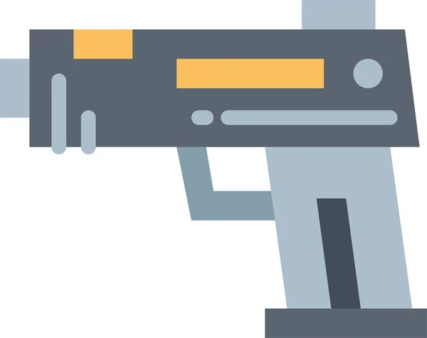 平板式犯罪手枪图标 — 图库矢量图片