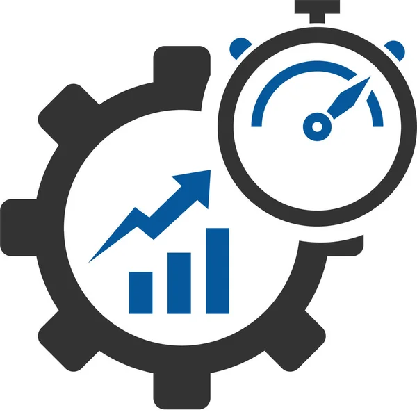 Icône Optimisation Moteur Seo Dans Style Solide — Image vectorielle