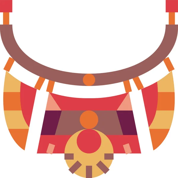 Cultura Moda Joyería Icono Estilo Plano — Vector de stock