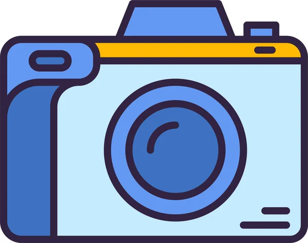 Camera Photography Photo Icon Art Design Category — Stock Vector