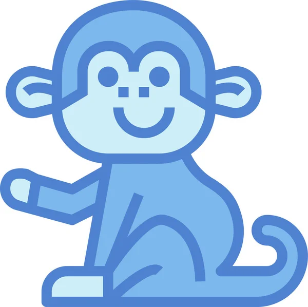 Desenho De Lado De Macaco Azul Cristal PNG Imagens Gratuitas Para