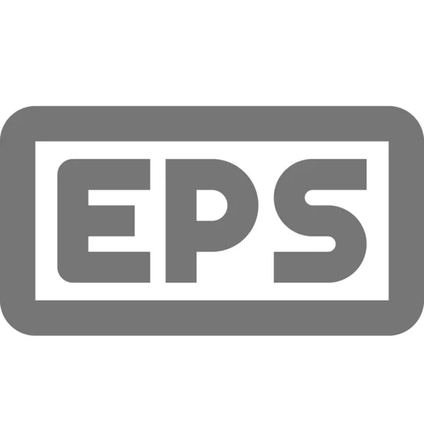 轮廓式的Eps扩展性图像图标 — 图库矢量图片