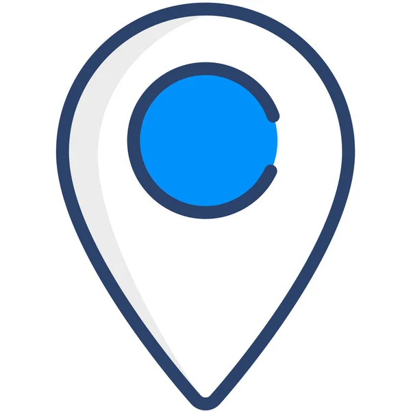 País Gps Icono — Vector de stock