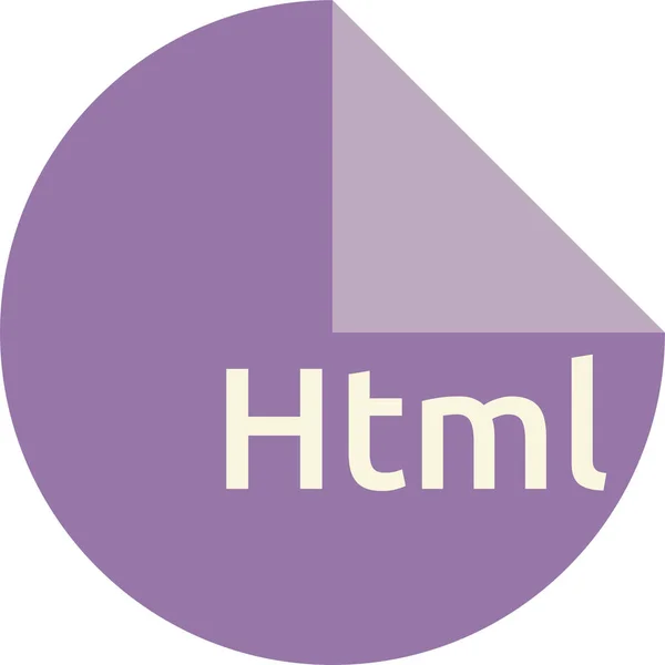 文件格式Html图标为扁平样式 — 图库矢量图片