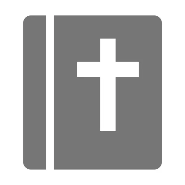 Икона Христианства Твердом Стиле — стоковый вектор
