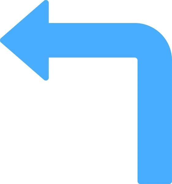 Navigationspfeil Symbol Drehen — Stockvektor