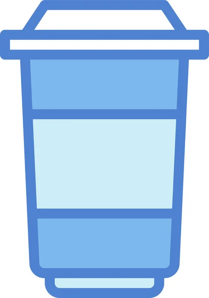 Значок Чашки Кави Напій Заповненому Стилі — стоковий вектор