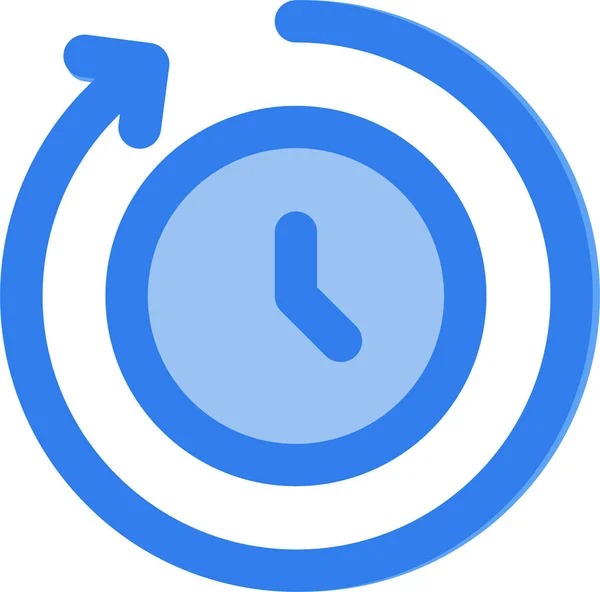 企业管理类别中的业务时钟管理图标 — 图库矢量图片