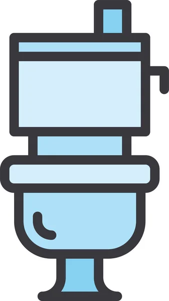 Cuarto Baño Icono Baño — Vector de stock