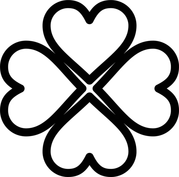 Улюблений Значок Подарункового Серця Категорії Любов Рух — стоковий вектор