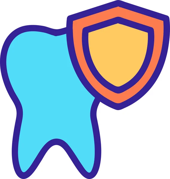 Dental Dentist Denture Icon Hospitals Healthcare Category — Stock Vector