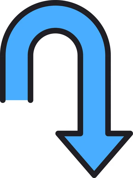 Navigationspfeil Symbol — Stockvektor
