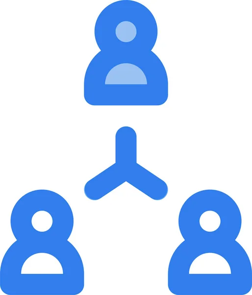 Icono Del Grupo Conexión Empresarial Categoría Gestión Empresarial — Archivo Imágenes Vectoriales