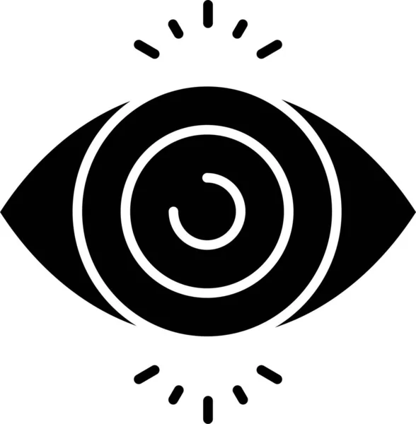 Eye Science Search Icon — Stock Vector