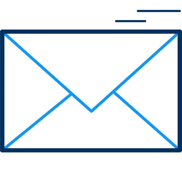 Εικονίδιο Περίγραμμα Γράμμα Inbox Στυλ Περίγραμμα — Διανυσματικό Αρχείο
