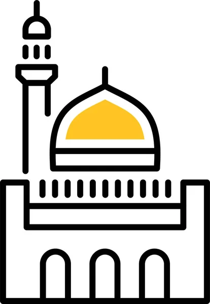 Wielka Ikona Meczetu — Wektor stockowy