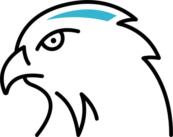 鳥アメリカ独立日米カテゴリのアイコン — ストックベクタ