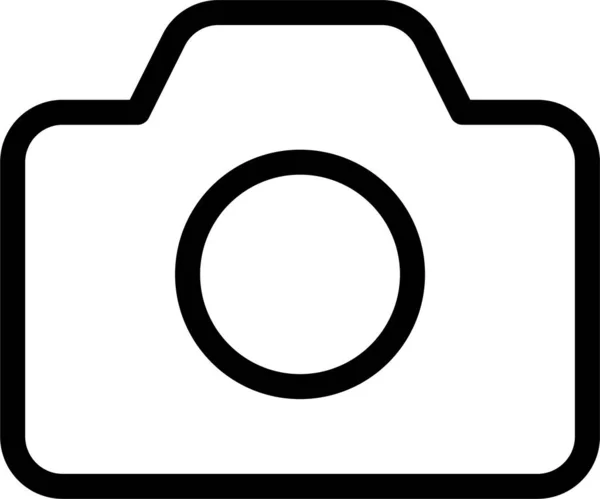 Camera Interface Foto Pictogram Fotografie Categorie — Stockvector