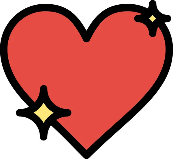 Favorite Heart Icon — Stock Vector