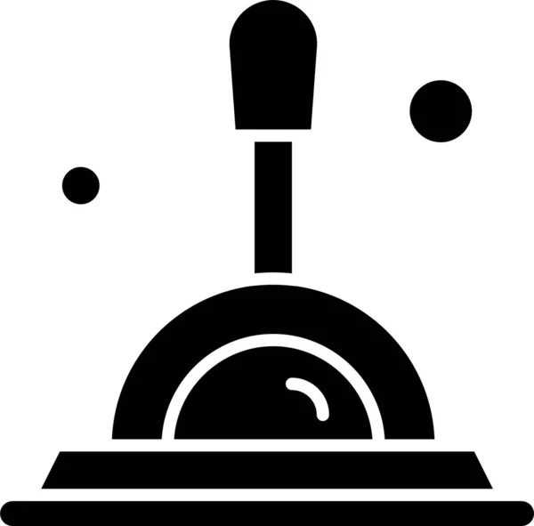 Icono Lupa Cristal Profundo — Archivo Imágenes Vectoriales