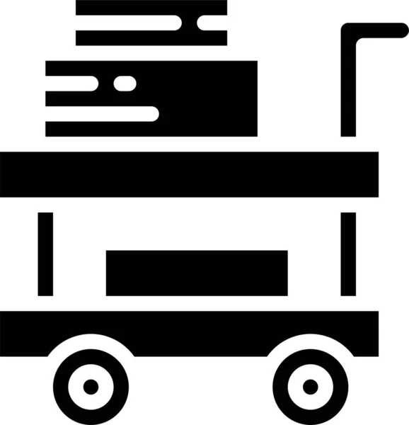 Значок Коробки Доставки Запасів Категорії Транспортних Засобів Моди Транспортування — стоковий вектор