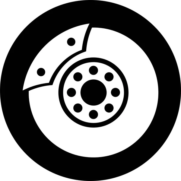 Икона Автомобиля Автомобиля Твердом Стиле — стоковый вектор