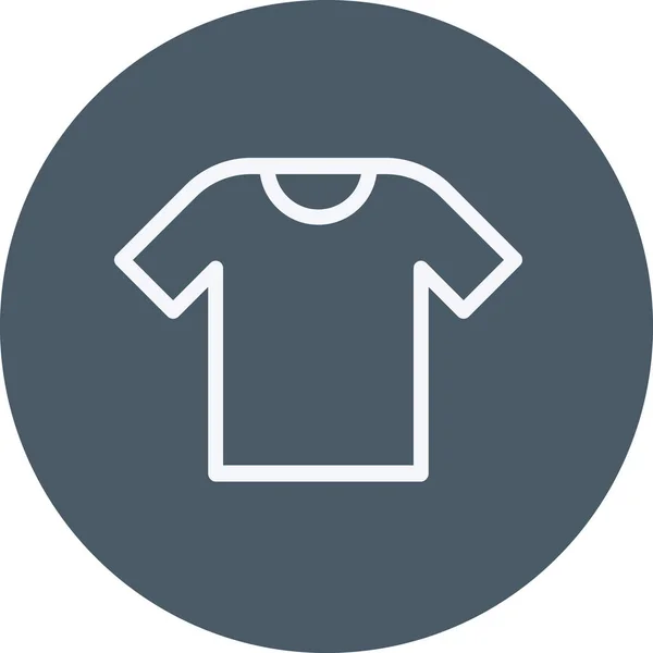 Camiseta Chico Comprar Icono Estilo Del Esquema — Vector de stock