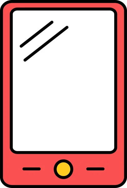Ícone Móvel Dispositivo Android Estilo Esboço Preenchido —  Vetores de Stock