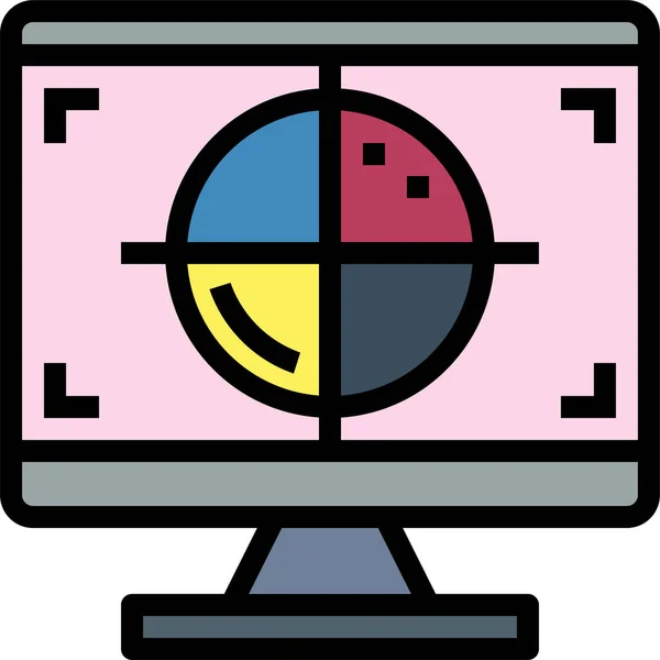 Cmyk Design Print Icon — Stockvektor