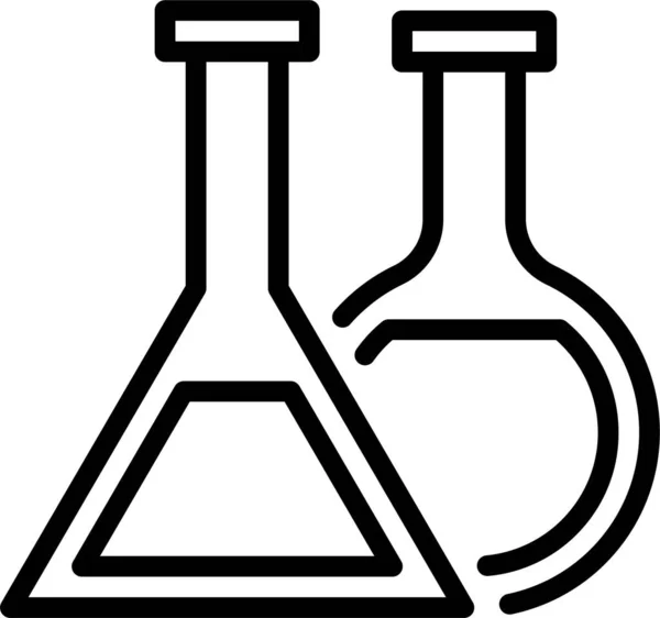 Ikone Des Chemieunterrichts — Stockvektor