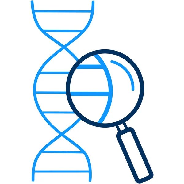 Care Dna Doctor Icon Outline Style — Stock Vector