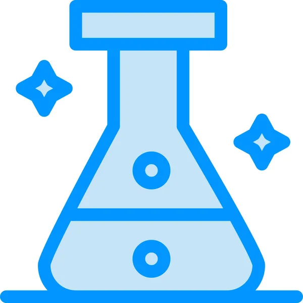 Icono Médico Del Laboratorio Frascos Categoría Hospitales Atención Médica — Vector de stock