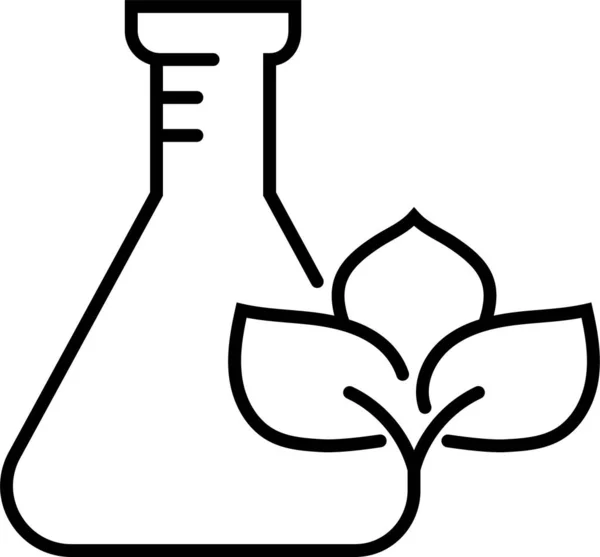 Значок Експерименту Біології Ботаніки — стоковий вектор