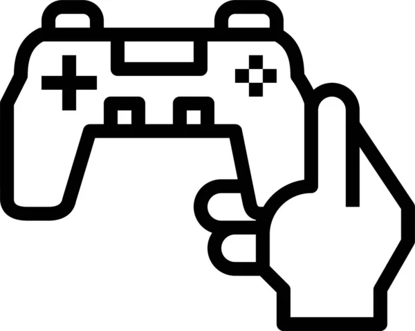 コントローラーゲームジョイスティックのアイコン — ストックベクタ