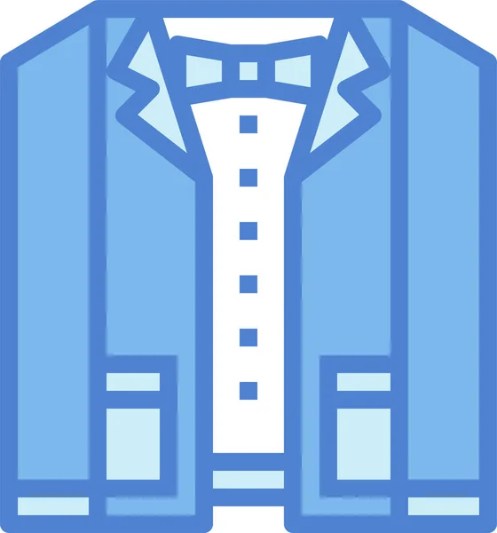 Ikona Oděvního Obleku Stylu Vyplněného Obrysu — Stockový vektor