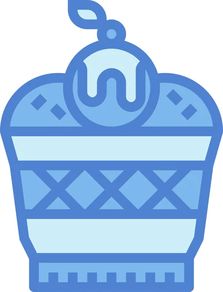 Bakery Cup Dessert Icon Food Drinks Category — Stock Vector