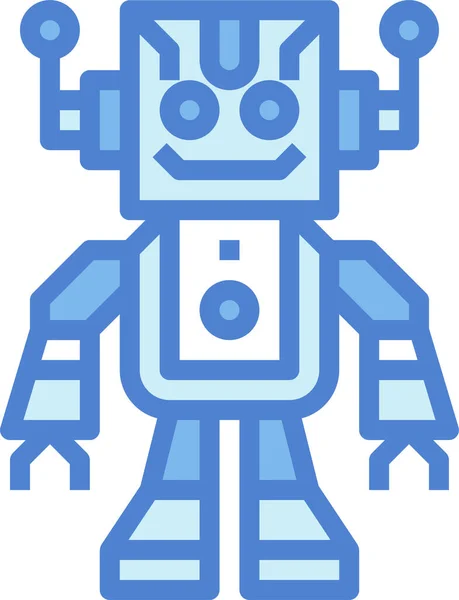 Icono Tecnología Robot Electrónico Categoría Dispositivos Electrónicos Electrodomésticos — Vector de stock