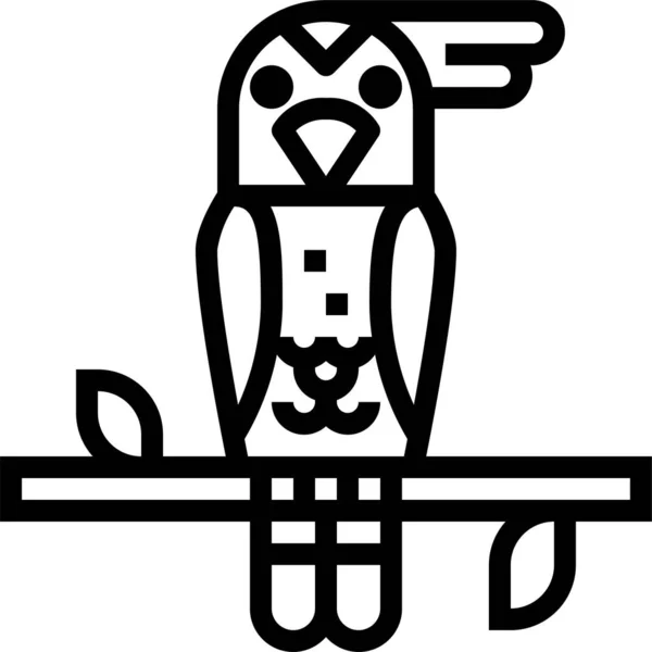 Значок Папуги Тварин Категорії Pet Vet — стоковий вектор